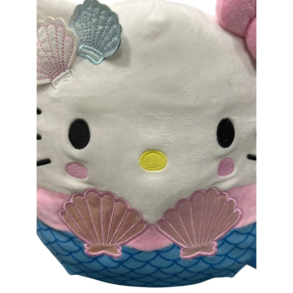 Squishmallows Hello Kitty Mermaid 12 Inch Plush Sanrio Blue Pink White SIL-34947